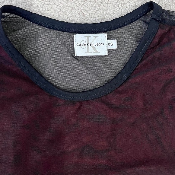 Rare Vintage 2000s Calvin Klein Jeans mesh tank top. - Picture 4 of 4